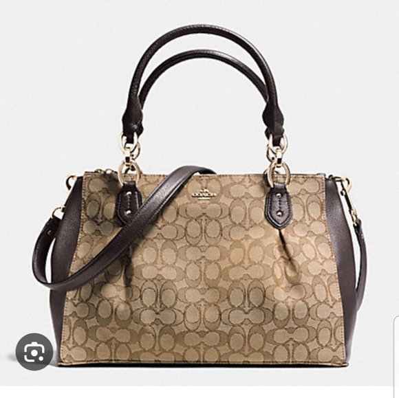 Coach Handbags - SALE🎉COACH Collete Signature Carryall Satchel